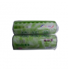 清亮垃圾袋 黑色 點斷式3006（60*80cm，15個/卷，100卷/箱）