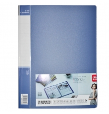 得力(deli) 5030 無襯紙資料冊(cè) A4 30頁 藍(lán)色（12本/箱）