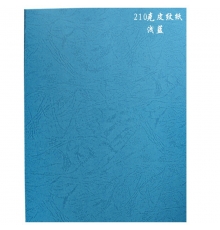 傳美 A4 210g 云彩紙，又名皮紋封面紙（天藍(lán)，100張/包）