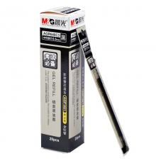 晨光（M&G）AGR640C3 0.5mm 針管型中性筆芯（黑色，20支/盒）按盒售